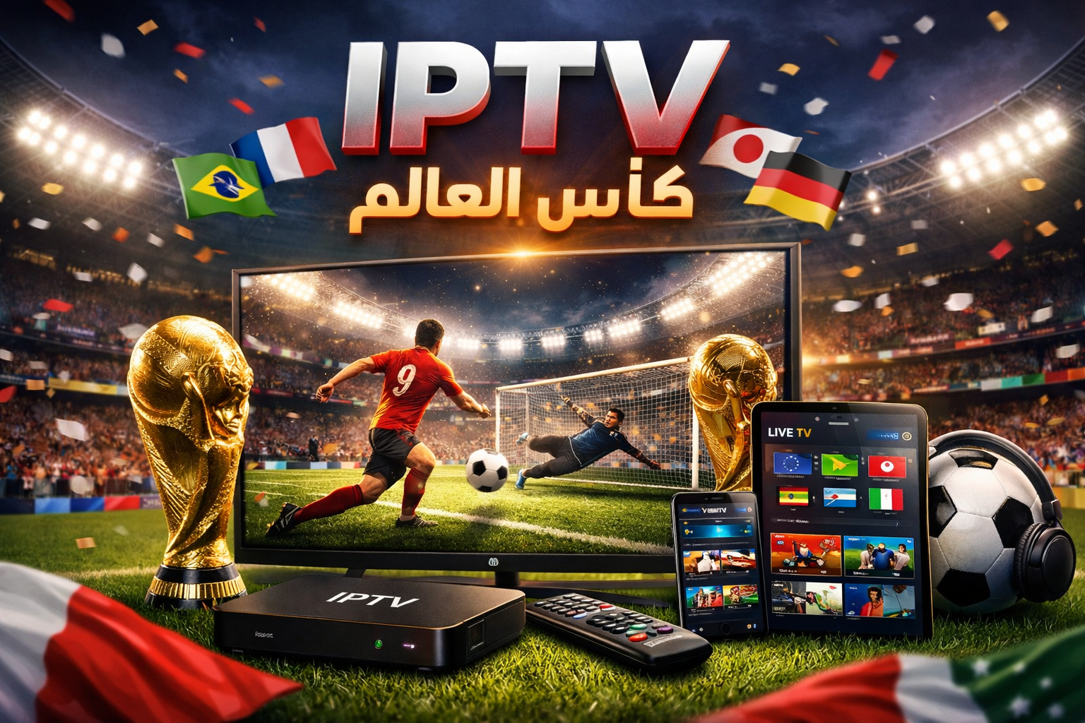 أفضل اشتراك IPTV لمشاهدة كأس العالم 2026 في أوروبا – Hulk4K IPTV